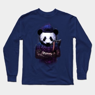 panda woodcutter Long Sleeve T-Shirt